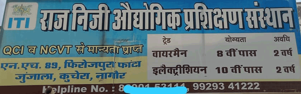 raj iti junjala nagaur